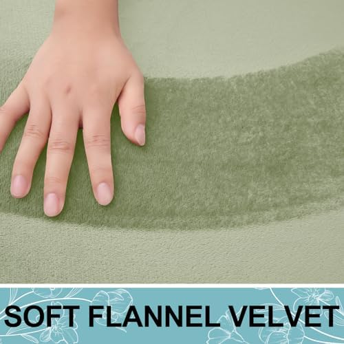 Smiry Memory Foam Toilet Rugs 24x20, Extra Soft Absorbent Bathroom Rugs - Image 4