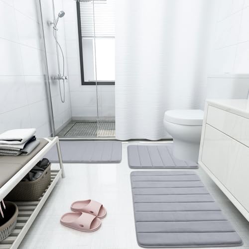 Buganda Memory Foam Bath Mat 70 x 46, Ultra Soft Absorbent Bathroom Rugs - Image 7