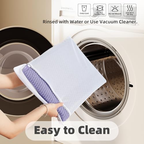 TYUU Bathroom Rugs Non Slip Washable, Super Absorbent Thin Bath Mat Quick Dry Low Pile Bathroom Rug, Lavender 24"x36" - Image 5