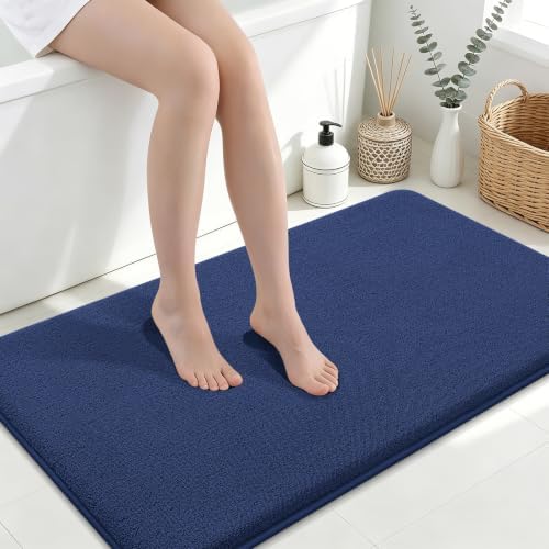 Smiry Memory Foam Bath Mat 45x27, Extra Soft Absorbent Bathroom Rugs by Smiry