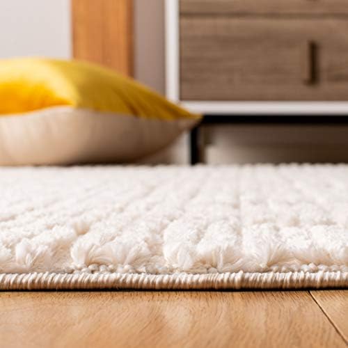 SAFAVIEH Marrakesh Collection Area Rug - 5'3" x 7'6", Beige, Moroccan Trellis Design with Tassel Detail, Non-Shedding & Easy to Clean, Ideal for Living Room, Bedroom, Dining Space (MRK517C) - Image 5