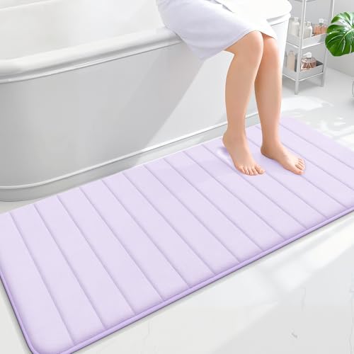 OLANLY Memory Foam Long Bathroom Rugs Runner 59x24, Super Soft Absorbent by OLANLY