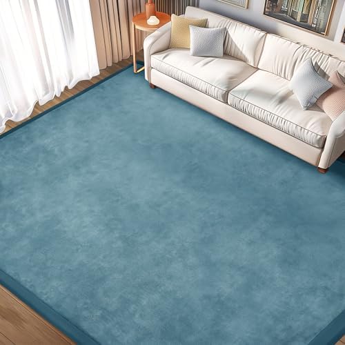 Baby Play Mat for Floor Nursery Rug Muscle Mat Area Rug Playroom Rug 79"x158" Playpen Mat Elastic Foam 1.3" Thick Crawling Mat for Babies,Toddlers, Infants, Kids,Indigo by ILPEOD