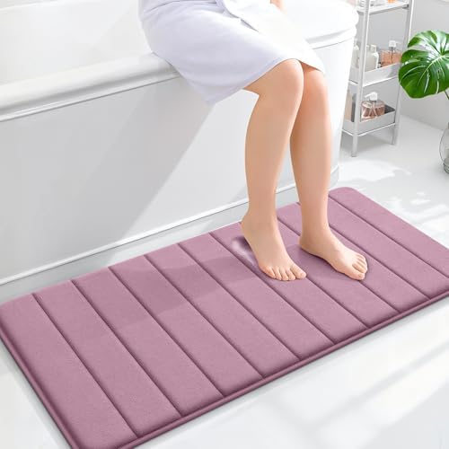 OLANLY Memory Foam Long Bathroom Rugs Runner 44x20, Super Soft Absorbent by OLANLY