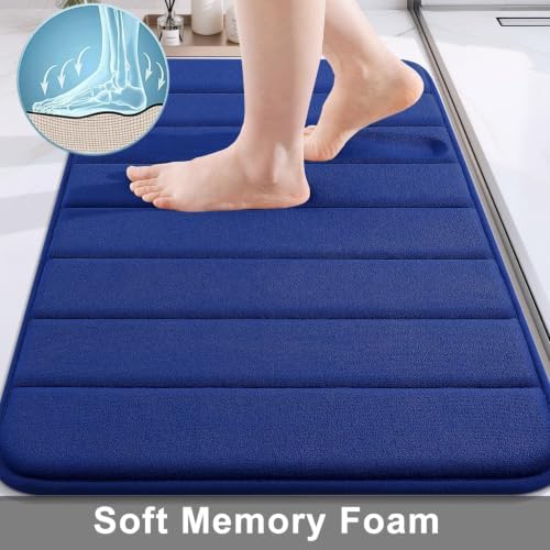 Buganda Memory Foam Bath Mat 35 x 24, Ultra Soft Absorbent Bathroom Rugs - Image 3