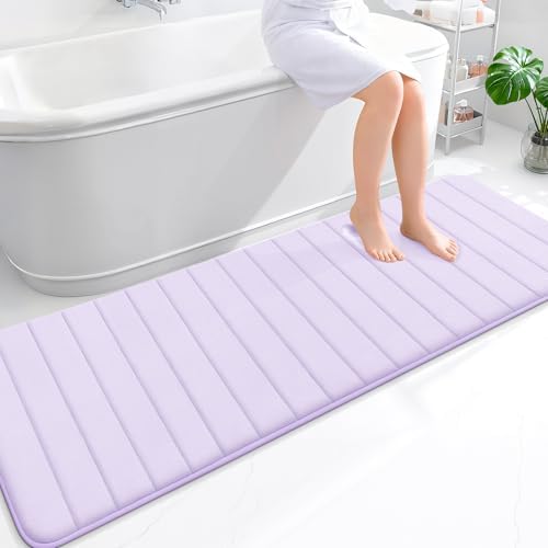 OLANLY Memory Foam Long Bathroom Rugs Runner 70x24, Super Soft Absorbent by OLANLY