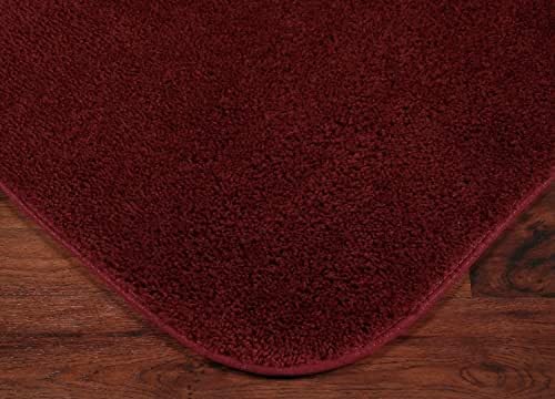 Garland Rug Traditional Plush Washable Nylon Rug, 30-Inch by 50-Inch, Chili Pepper Red (Pack of 2) - Image 3