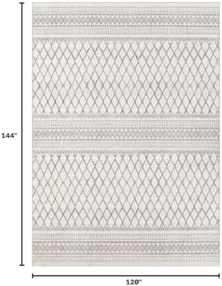 cotiled Boho 10x12 Area Rug for Living Room: Large Moroccan Washable Rug - Image 2