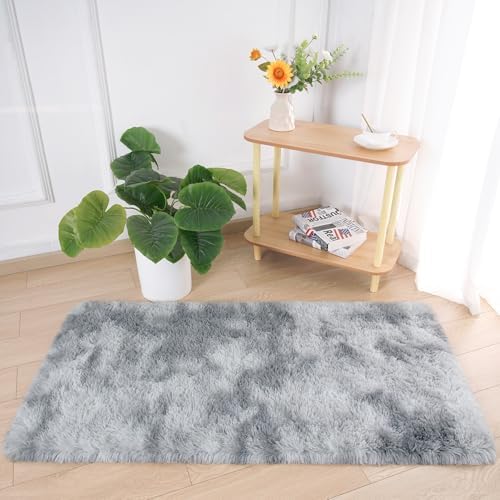 Chicrug Soft Runner Rugs for Bedroom Living Room Plush Fluffy Rug 2x4 - Image 3