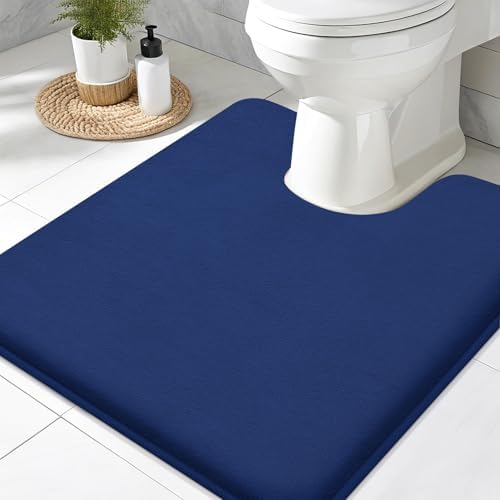Smiry Memory Foam Toilet Rugs 24x24, Extra Soft Absorbent Bathroom Rugs by Smiry