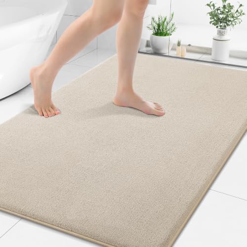Smiry Memory Foam Bath Mat 48x32, Extra Soft Absorbent Bathroom Rugs by Smiry