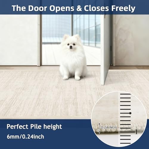 Washable Runner Rugs 3x10 Abstract Kitchen Runner Rug Non Slip Backing, Ultra-Thin Carpet Runners for Hallway 10 ft,Long Rug Runner for Entryway Living Room Bedroom Laundry Room - Image 5
