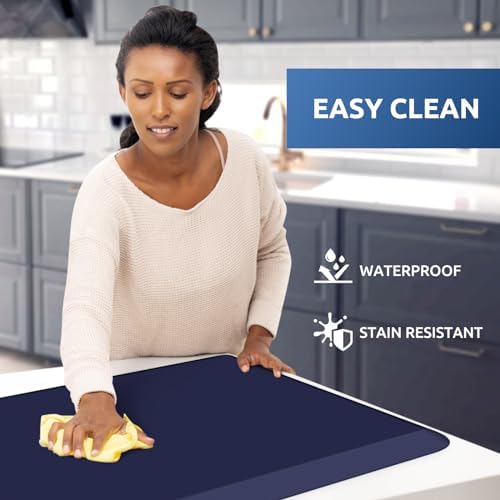 0.8" Thick Kitchen Mat Cushioned Anti Fatigue Rug Comfort Floor Mats - Image 3