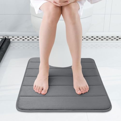 Buganda Memory Foam U-Shaped Toilet Rugs 20 x 20, Absorbent Bathroom mat - Image 3