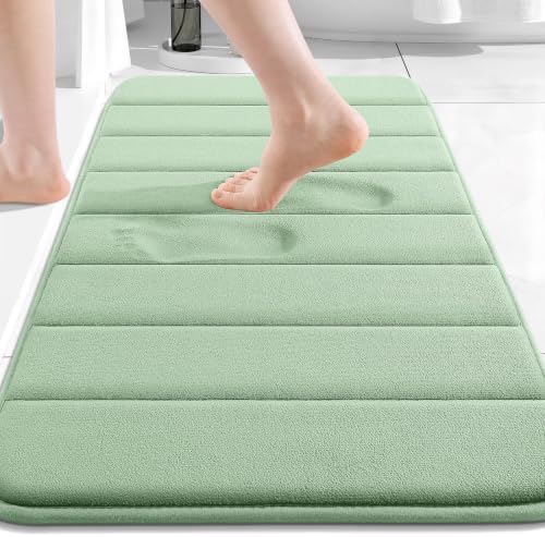Buganda Memory Foam Bath Mat 30 x 20, Ultra Soft Absorbent Bathroom Rugs by Buganda