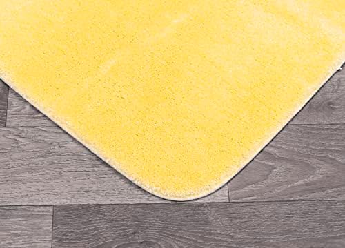 Garland Rug Traditional Nylon Washable Rubber Ducky Yellow2 Bath Rugs (17" X 24", 21" X 34") - Soft, Absorbent, and Stylish for Your Bathroom - Image 5