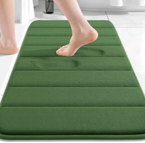 Buganda Memory Foam Bath Mat 30 x 20, Ultra Soft Absorbent Bathroom Rugs by Buganda