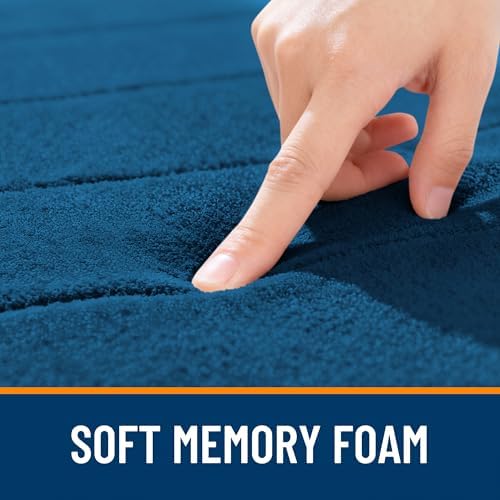 OLANLY Memory Foam Bath Mat 35x16, Super Soft and Absorbent Bathroom Rugs - Image 5