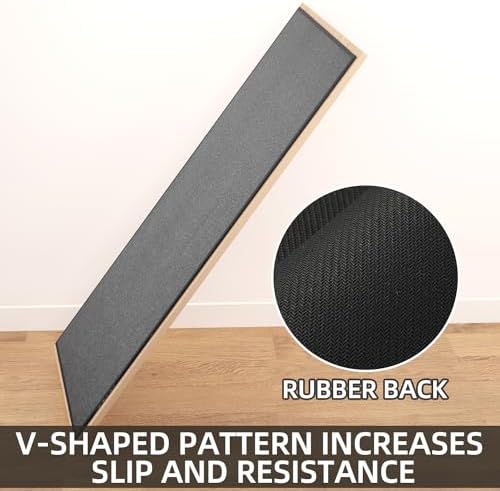 SUMLANS Kitchen Mats Set of 2 PCS for Floor, Washable Non Slip Rugs, Black - Image 3
