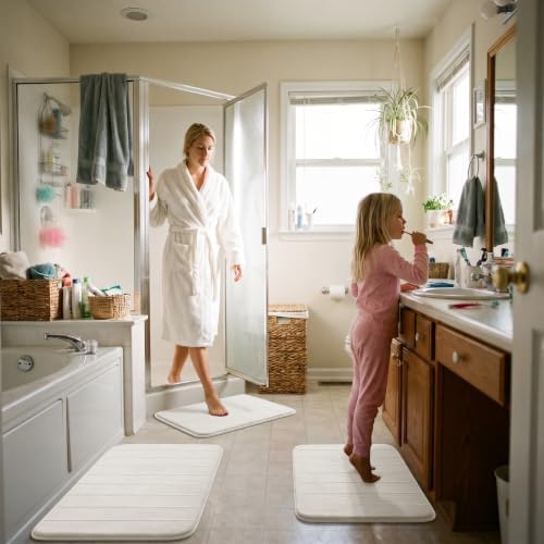 Yimobra 36"x24" + 31.5"x20" + 17"x24" Memory Foam Bath Mat Set 3 Pieces - Image 2