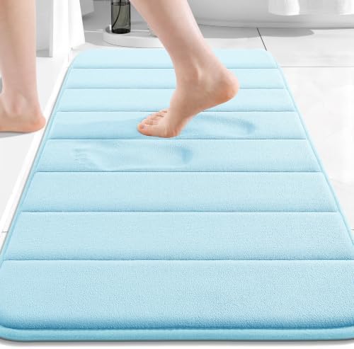 Buganda Memory Foam Bath Mat 34 x 20, Ultra Soft Absorbent Bathroom Rugs by Buganda