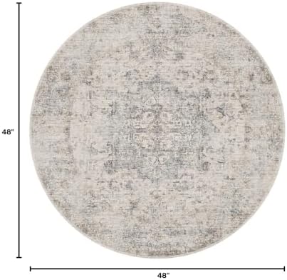 Machine Washable Rugs for Living Room: 4x4 Area Rugs for Bedroom - Image 2