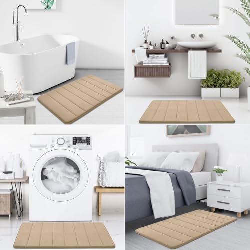Buganda Memory Foam Bath Mat 30 x 20, Ultra Soft Absorbent Bathroom Rugs - Image 7
