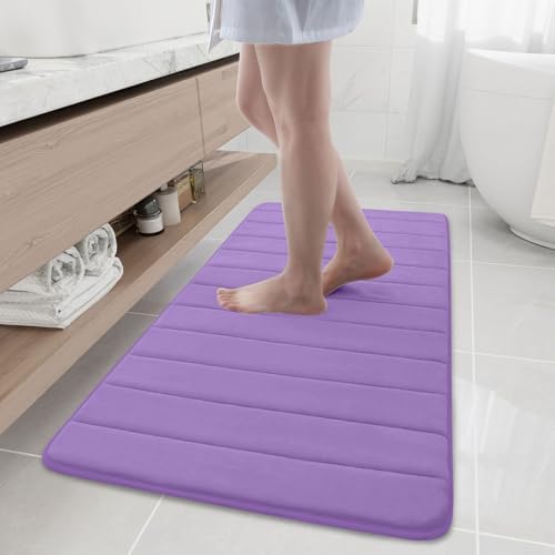 Buganda Memory Foam Bath Mat 47 x 20, Ultra Soft Absorbent Bathroom Rugs by Buganda