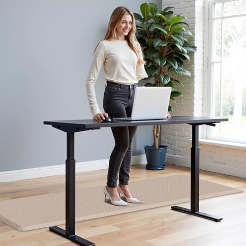 Anti-Fatigue Kitchen Mats for Floor Standing and Comfort Desk Mats 17"x60" - Image 5