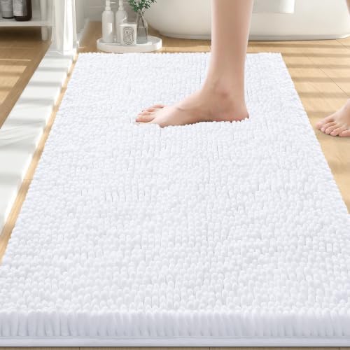 Smiry Bathroom Rugs 30X20, Luxury Chenille Extra Soft Absorbent Bath Mat by Smiry