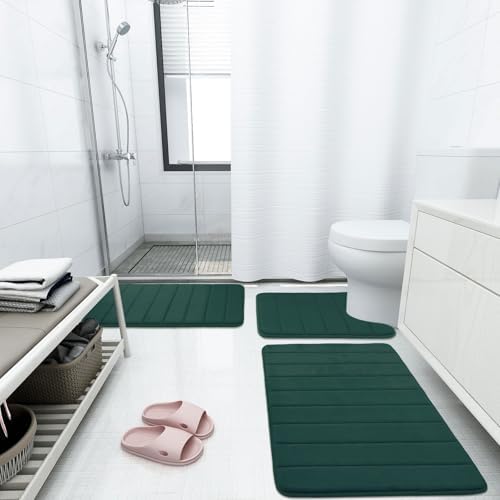 Buganda Memory Foam Bath Mat 47 x 17, Ultra Soft Absorbent Bathroom Rugs - Image 6