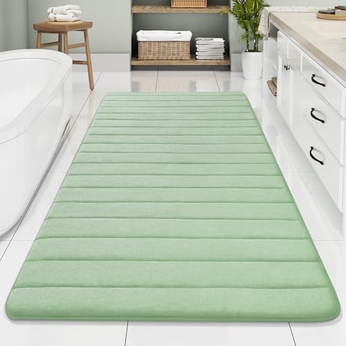 Buganda Memory Foam Bath Mat 70 x 34, Ultra Soft Absorbent Bathroom Rugs by Buganda