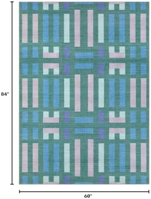 cotiled Boho 5x7 Area Rugs for Living Room: Soft Moroccan Washable Rug - Image 2