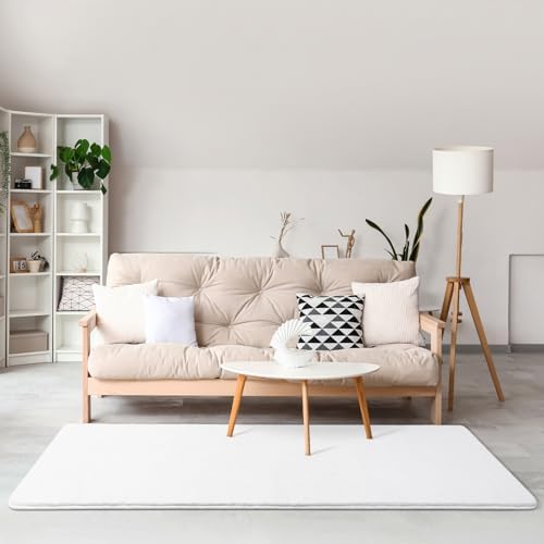 Amearea Modern Soft Hallway Runner Rug, 2x6 Feet White Washable Runner Rugs - Image 6
