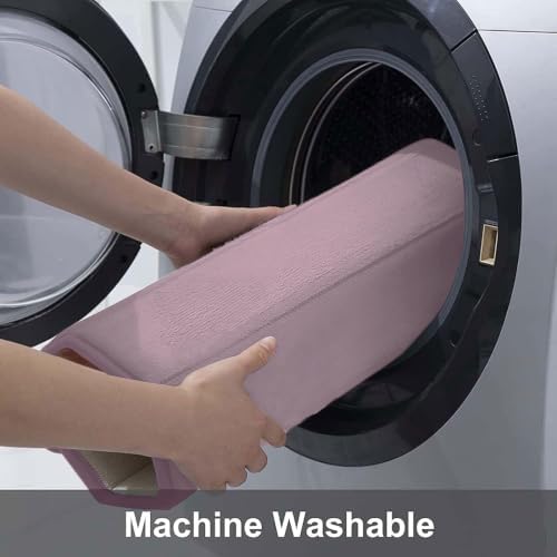 Buganda Memory Foam U-Shaped Toilet Rugs 24 x 20, Absorbent Bathroom mat - Image 6