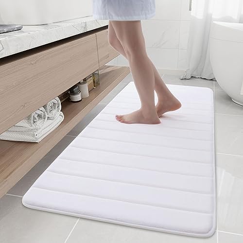 Buganda Memory Foam Bath Mat 60 x 24, Ultra Soft Absorbent Bathroom Rugs by Buganda