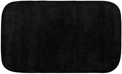 Garland Rug Traditional Bath Rug, 24-Inch by 40-Inch, Black by Garland+Rug