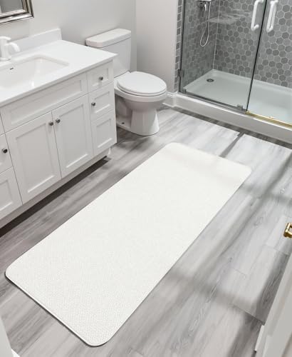 Bosap Bath Mat,Ultra Thin Bathroom Runner Rugs,Large Bath Mats for Bathroom,Quick Dry,Non-Slip,Machine Washable,Low Pile,Bath Rug,Shower Outside,Sink,Home Decor Accessories.Cream,3'x5'(36x60inch) - Image 6