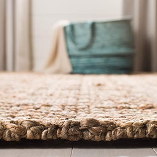 SAFAVIEH Natural Fiber Area Rug 10x14, Jute Knotted X-Large Natural NF447M - Image 4