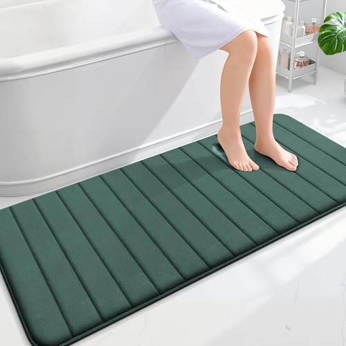 OLANLY Memory Foam Long Bathroom Rugs Runner 59x24, Super Soft Absorbent by OLANLY