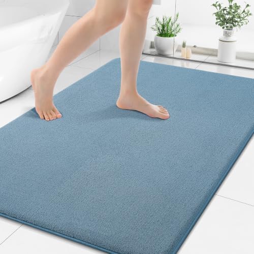 Smiry Memory Foam Bath Mat 44x32, Extra Soft Absorbent Bathroom Rugs by Smiry