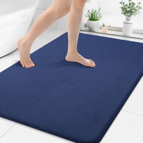 Smiry Memory Foam Bath Mat 40x30, Extra Soft Absorbent Bathroom Rugs by Smiry