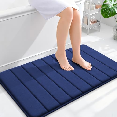 OLANLY Memory Foam Bath Mat 36x24, Super Soft and Absorbent Bathroom Rugs by OLANLY