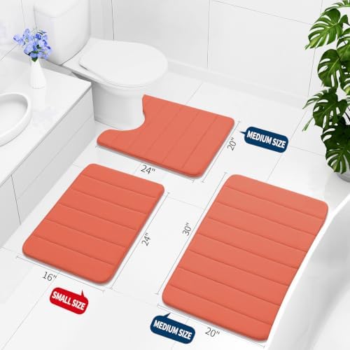 Buganda Memory Foam Bath Mat 30 x 20, Ultra Soft Absorbent Bathroom Rugs - Image 2