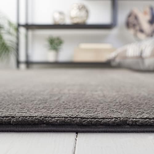 SAFAVIEH Revive Square Rug 6'7", Modern Charcoal REV102H - Image 5