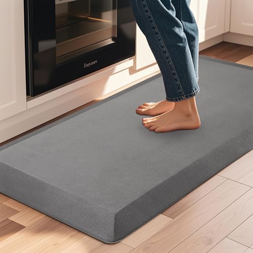 Tyrot Extra Thick Anti Fatigue Mat for Kitchen Floor, 20x39, Grey by TyrotHomeDecor