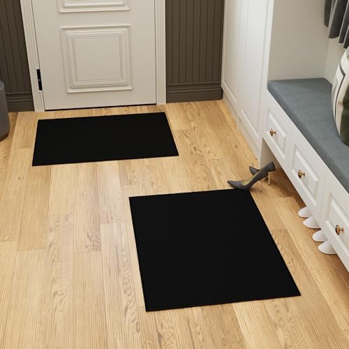 Ottomanson 24x36 Entrway Rug 2 Pack – Indoor Door Mat with Rubber Backing by Ottomanson