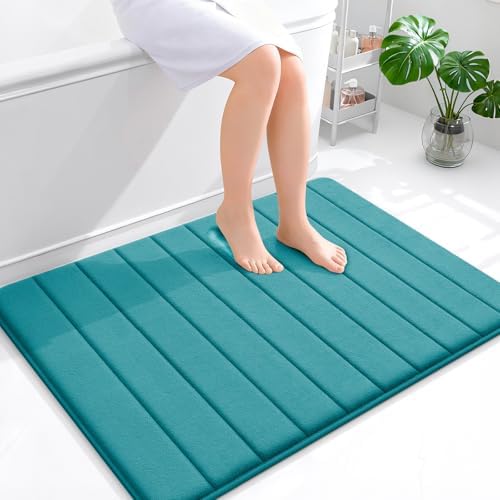 OLANLY Memory Foam Large Bath Mat 40x32, Super Soft Absorbent Bathroom Rugs by OLANLY