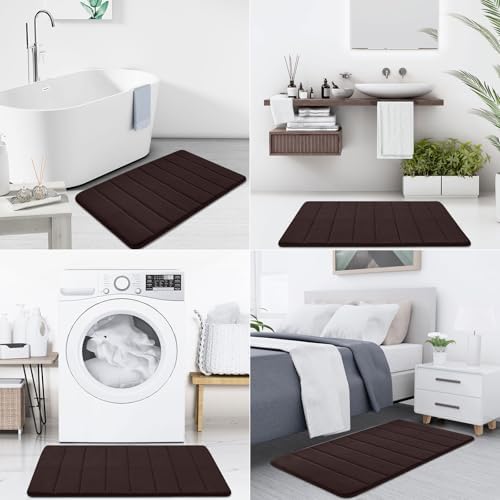 Buganda Memory Foam Bath Mat 34 x 20, Ultra Soft Absorbent Bathroom Rugs - Image 7