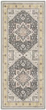 GENIMO 2.5x8 Outdoor Runner Rug, Washable for Patio, Dusty Ochre - Image 2